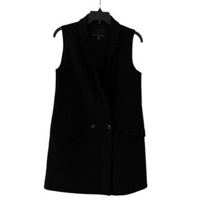 BANANA REPUBLIC Oversized Black Sleeveless Vest Dress